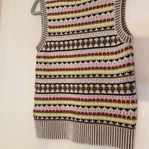 SCOTCH & SODA, Multicolored, Cotton Sweater Vest, Size 4 - Picture 2 of 4